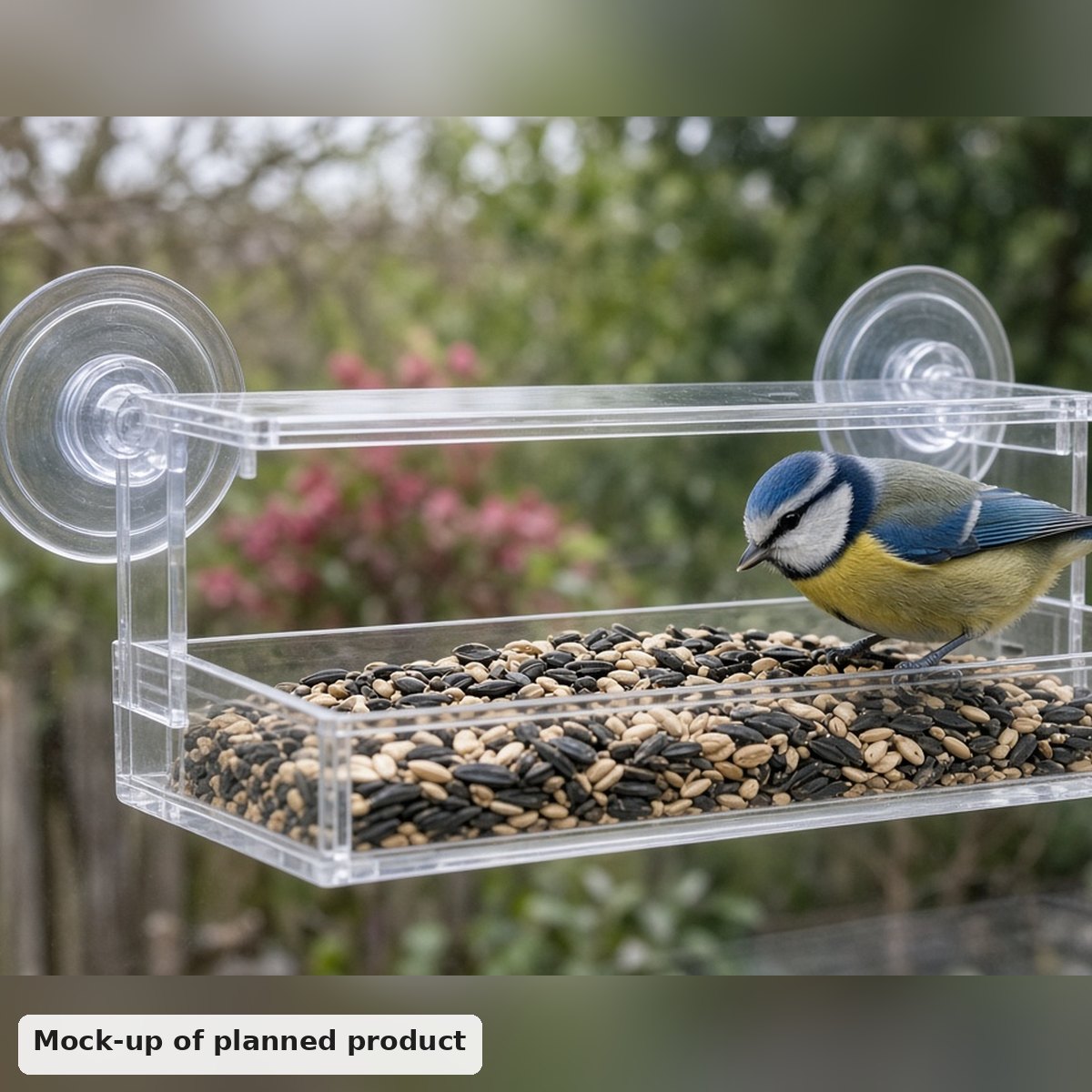 Clear Window Bird Feeder