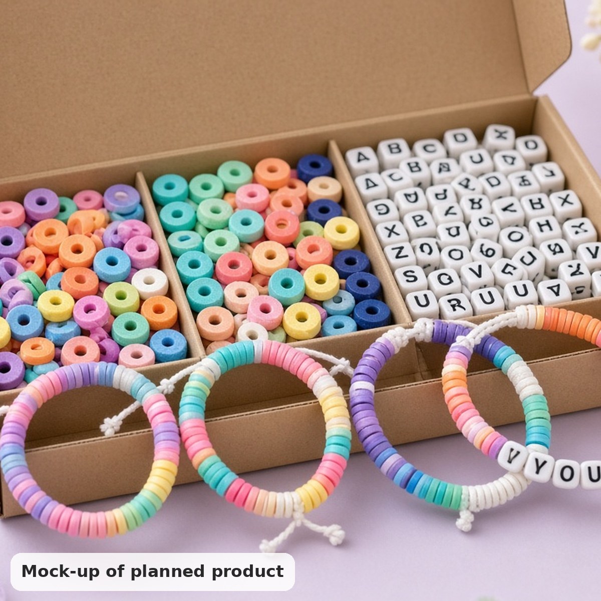 Friendship Bracelet Clay Bead Kit