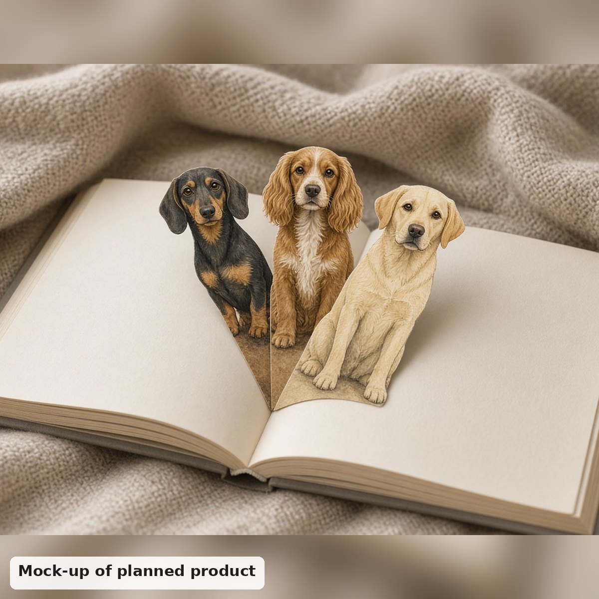 Dog Breed Bookmarks (set of 3)