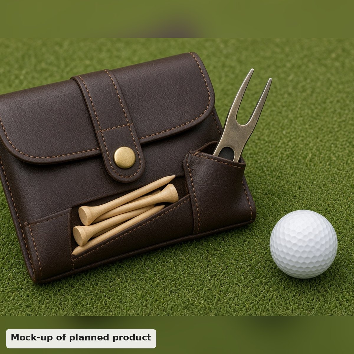 Golf Ball Marker & Tees Gift Set