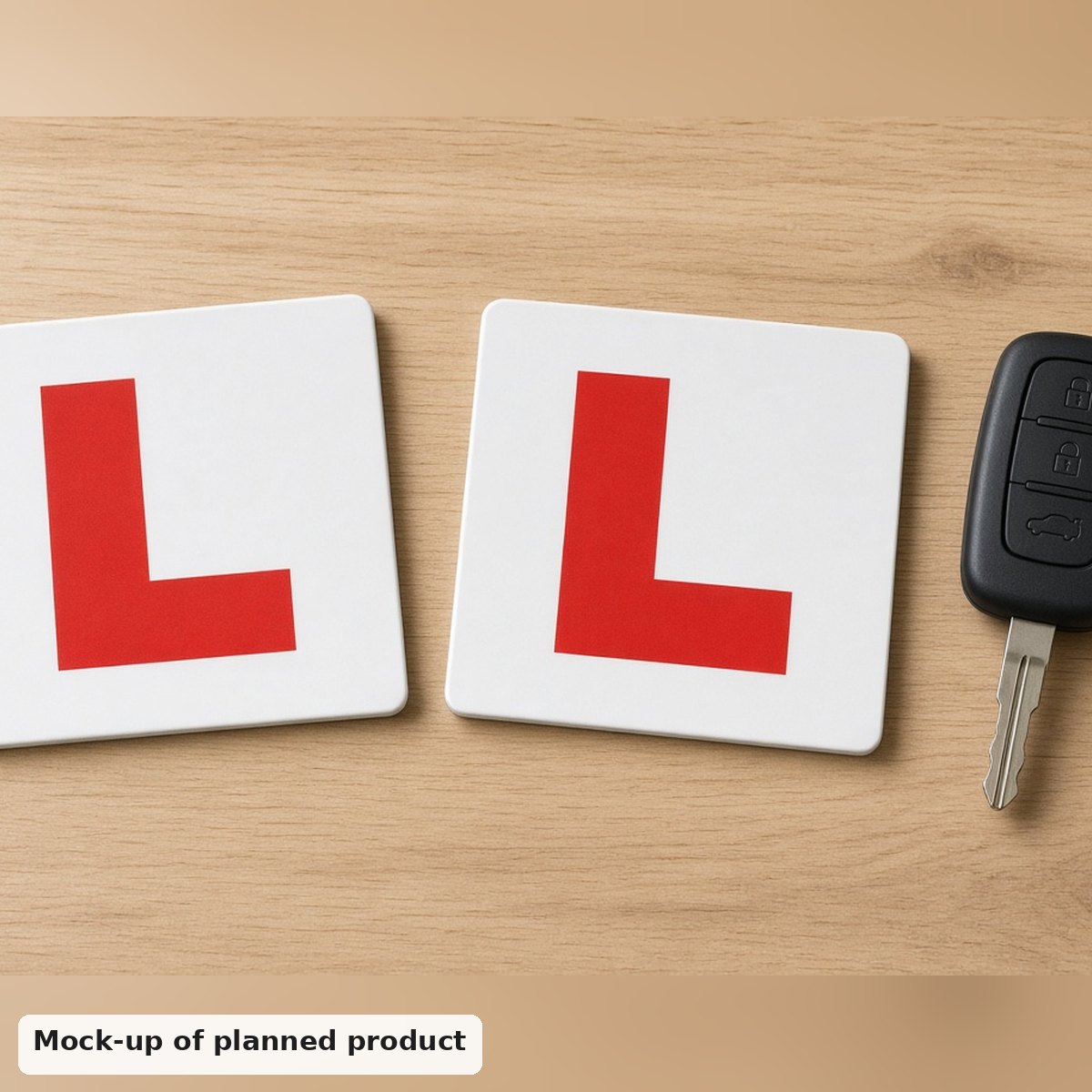 Magnetic L-Plates (2 pack)