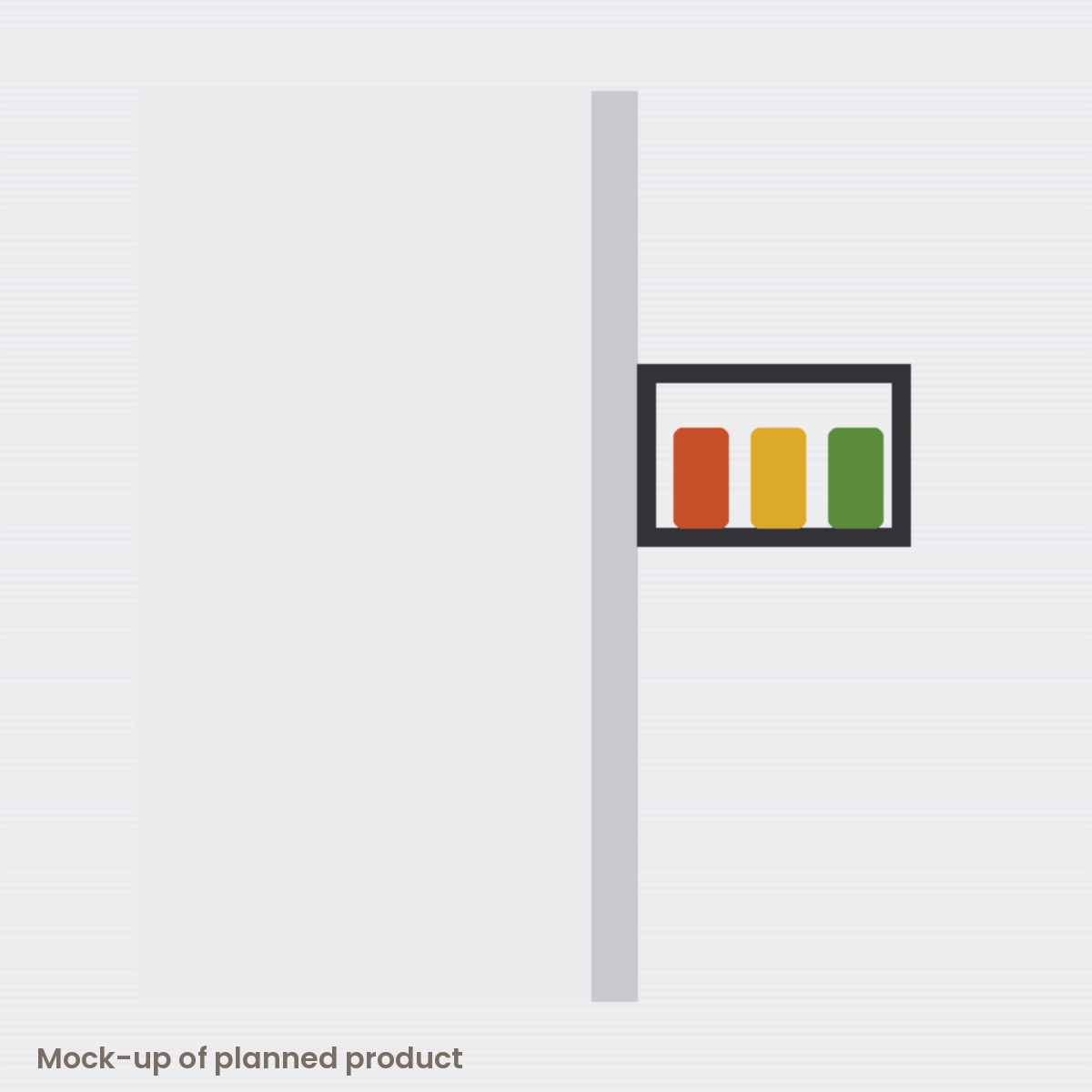 Magnetic Fridge Side Shelf