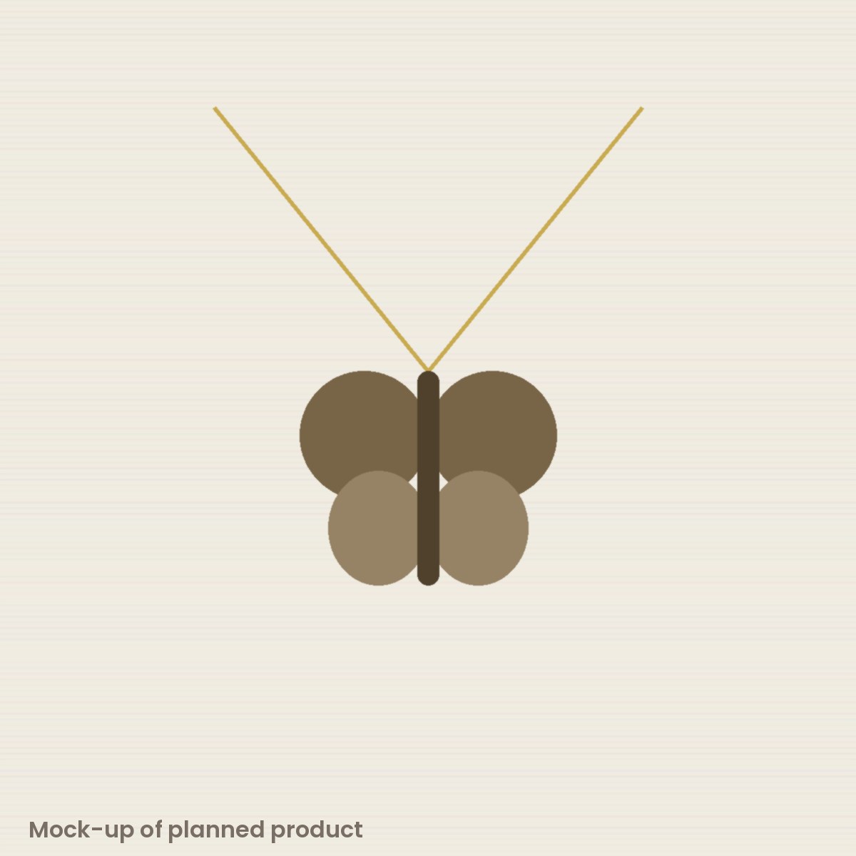 Moth Pendant Necklace