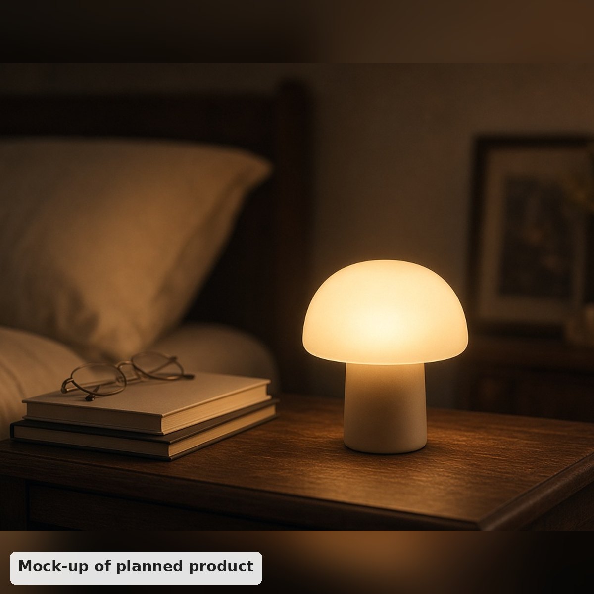 Mini Mushroom Lamp
