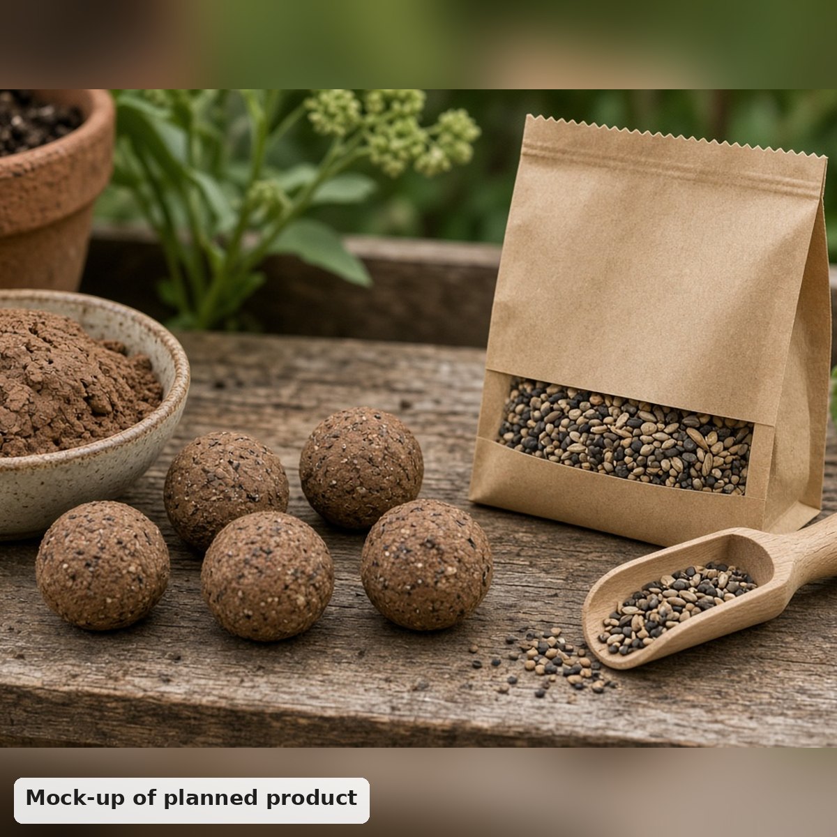 Wildflower Seed Bomb Making Kit