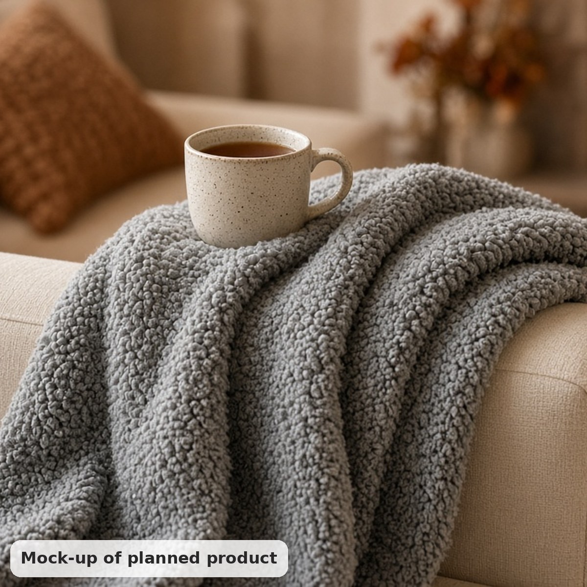 Sherpa Fleece Throw Blanket (150x200)