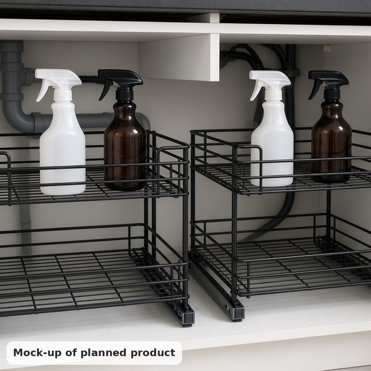 2-Tier Under-Sink Organiser (2 pack)