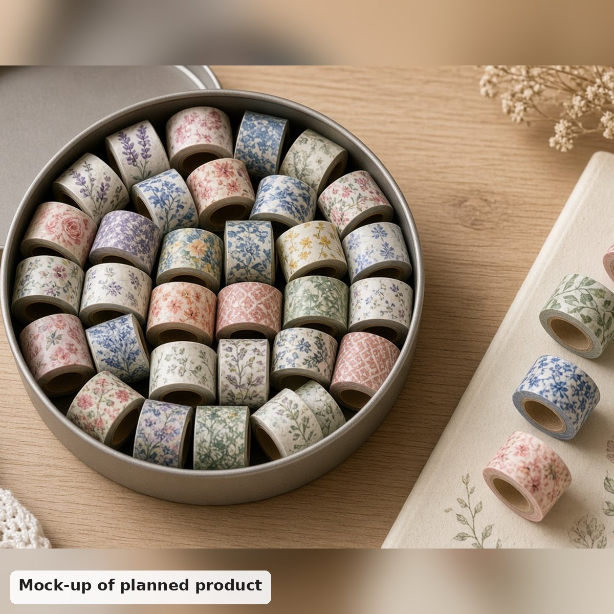 Washi Tape Gift Tin (30 rolls)