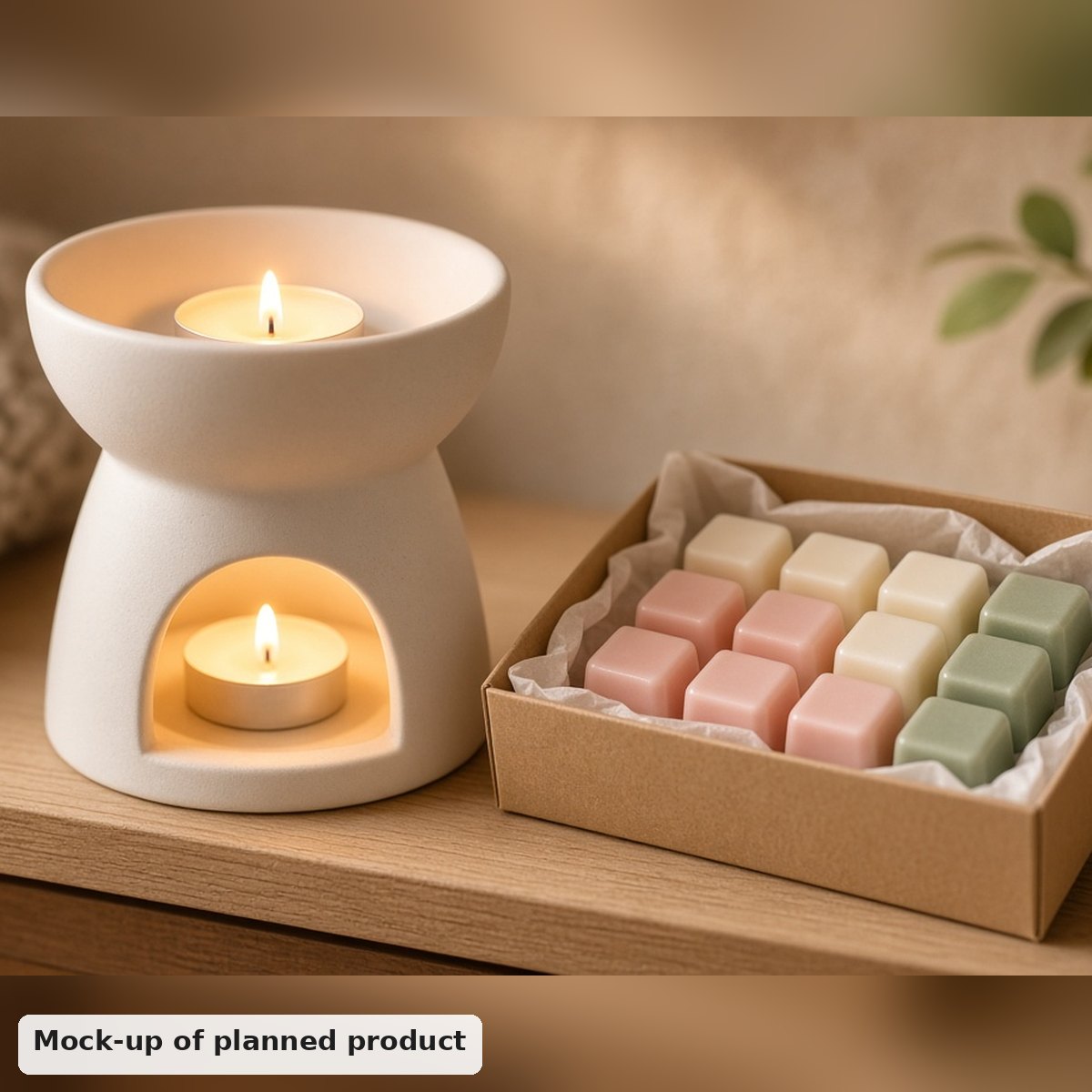 Wax Melt Burner Gift Set