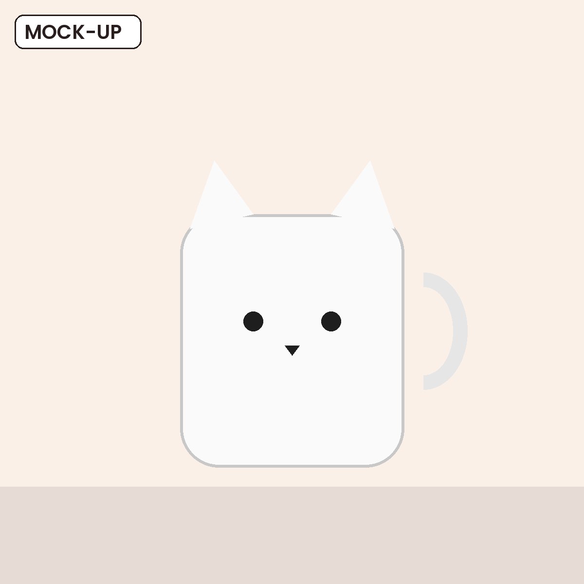 Cute Cat Mug with Lid & Spoon